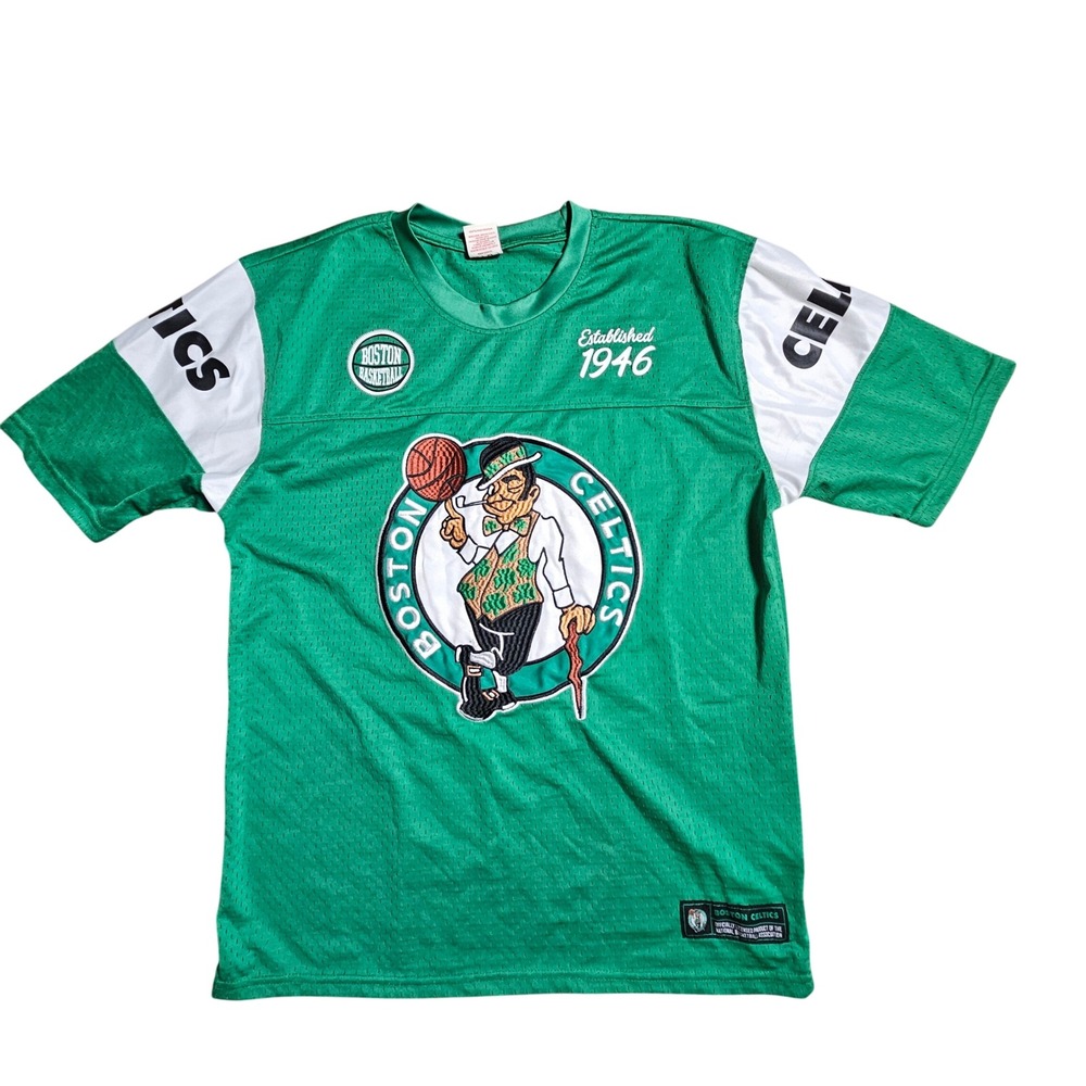 Boston Celtics Mesh Jersey Shirt M Lucky Leprechaun NBA Ultra Game Blokecore